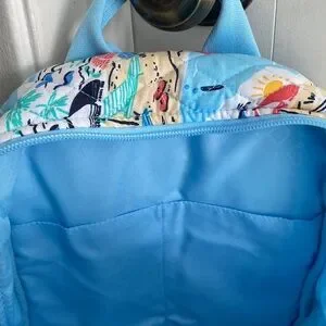 Vera Bradley Beach Treasures Compact Mini Backpack SMALL BLUE NWT bag essential Vera Bradley | Bags | Vera Bradley Beach Treasures Compact  main image 4